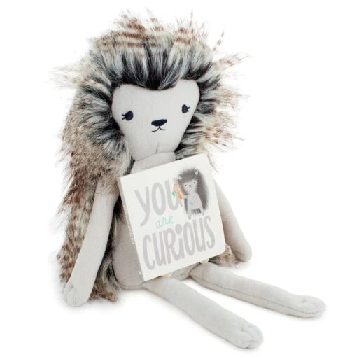 Hallmark MopTops Porcupine Stuffed Animal With You Are Curious Board Book -Hot Sale Toy Store 0001KID1536