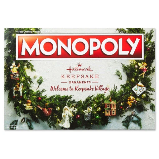 Hallmark Monopoly Hallmark Keepsake Ornament Board Game -Hot Sale Toy Store 0001XKT3327 1