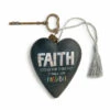 Faith Makes Them Possible Art Heart With Key -Hot Sale Toy Store 1003480311