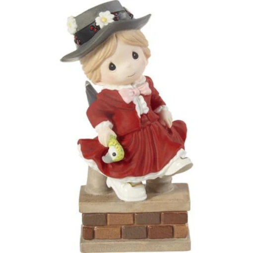 Precious Moments Disney I'm Over The Rooftops For You Mary Poppins Figurine -Hot Sale Toy Store 211023