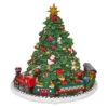 Musical Christmas Tree With Wind Up Rotating Toy Train 6.25" -Hot Sale Toy Store 3871351