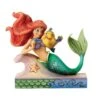 Jim Shore Disney The Little Mermaid Princess Ariel With Flounder Figurine "Fun And Friends" -Hot Sale Toy Store 4054274