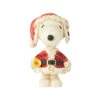 Jim Shore By Enesco Snoopy Dressed As Santa Mini Figurine -Hot Sale Toy Store 6002778 high res