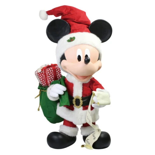 Disney Santa Mickey With List Large 31" Figurine Statue By Department 56 Possible Dreams -Hot Sale Toy Store 6006478