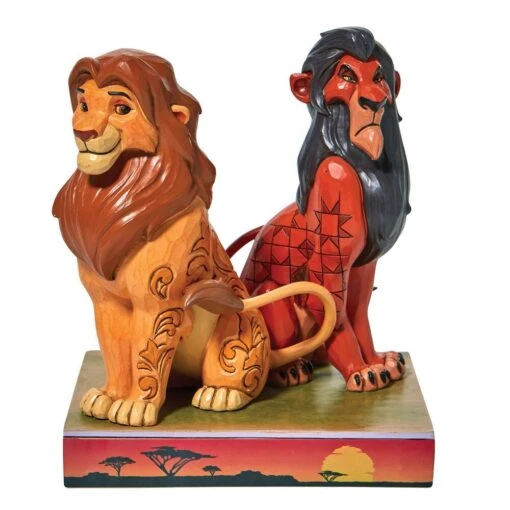 Disney Jim Shore Simba And Scar Proud And Petulant Figurine -Hot Sale Toy Store 6010093