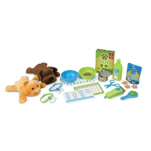 Melissa & Doug Feeding & Grooming Pet Care Play Set -Hot Sale Toy Store 8551