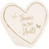 Forever In Our Hearts Sympathy Memorial Stone Heart-Shaped With Golden Butterflies -Hot Sale Toy Store 99105