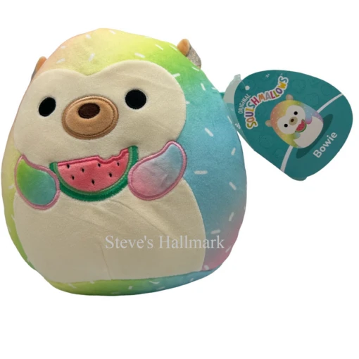 Squishmallow Bowie Tie-Dye Hedgehog With Watermelon I Got That 8" Stuffed Plush By Kelly Toy -Hot Sale Toy Store Bowie 03d28c6d f13f 4f72 a131 50474fb4d63c