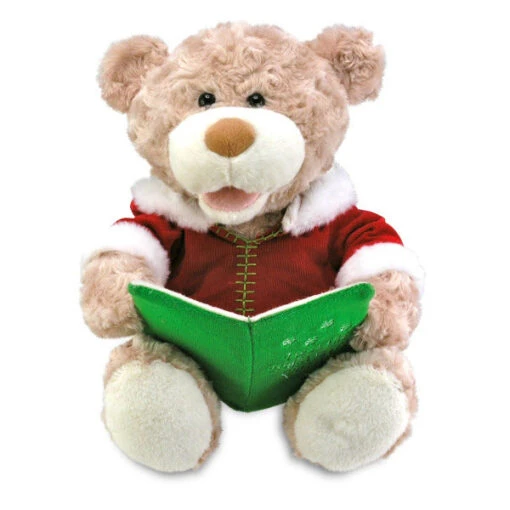 Cuddle Barn 10" Storytime Teddie Reads "Twas The Night Before Christmas" -Hot Sale Toy Store CB22402