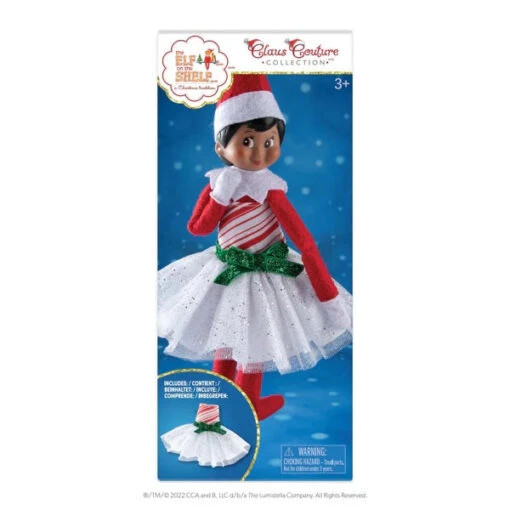 The Elf On The Shelf® Claus Couture® Candy Cane Classic Dress -Hot Sale Toy Store CCPEPDRESS2