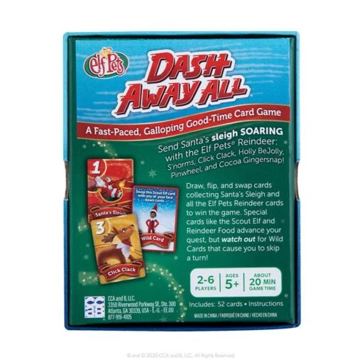 The Elf On The Shelf's Dash Away All Card Game -Hot Sale Toy Store EOTSDASH 3