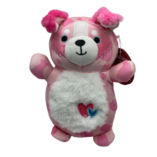 Valentine Squishmallow Hugmees Magnis The Pink Australian Shepherd With Heart Embroidery 14" Stuffed Plush By Kelly Toy -Hot Sale Toy Store MAGNIS 3e79f998 06db 46c4 ba4d 8f3b56e21fbe