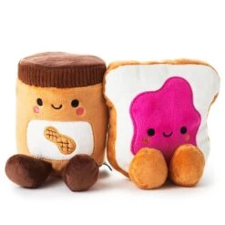 Hot Sale Toy Store -Hot Sale Toy Store Peanut Butter Jar and Bread With Jelly Magnetic Plush 1KID1517 01