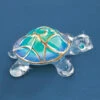 Tiffany Blue Turtle Glass Figurine -Hot Sale Toy Store S3 199