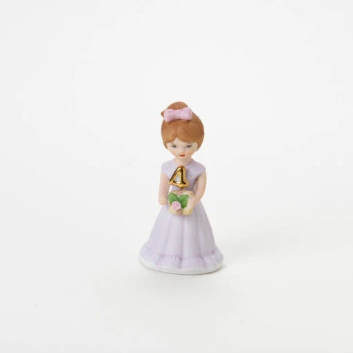 Enesco Growing Up Girls Collection Brunette Age Four 4 Figurine -Hot Sale Toy Store e9528 high res