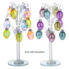 8" Handblown Easter Egg Tree With 12 Colorful Ornaments -Hot Sale Toy Store ea12160