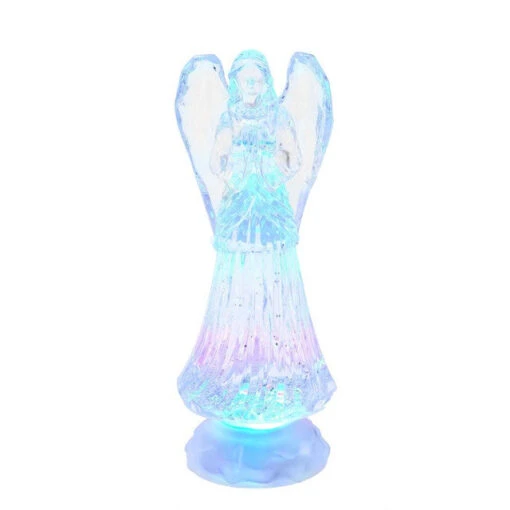 10.5" Battery-Operated LED Light Up Angel With Water -Hot Sale Toy Store jel1405