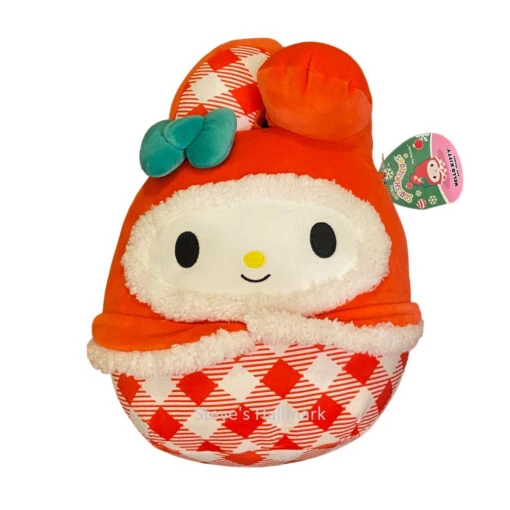 Christmas Squishmallow Sanrio My Melody In Red Gingham Outfit 10" Stuffed Plush By Kelly Toy -Hot Sale Toy Store melody 255a81b1 7d75 4cab b238 7010a3033ced