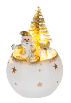 LED Light Up Santa & Snowman Scene Figurine -Hot Sale Toy Store mx189335 e